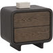 Koa 26 X 24 inch Charcoal Nightstand